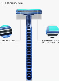 5-Piece II Plus Disposable Razor Set Blue