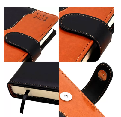 FIS Diary 2024 (Arabic/English) A5, Italian PU Sewn, Padded - FSDI135AEPU2401
