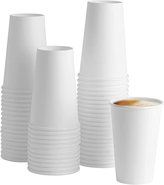 Heavy Duty White Single Wall Paper Cups