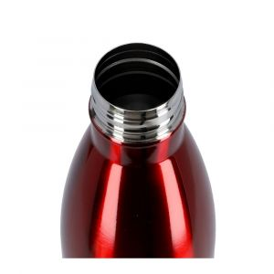 Royalford 750Ml Vacuum Bottle Water Bottle - Stainless Steel - Red