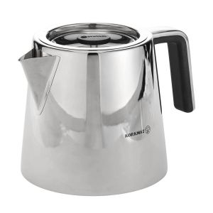Korkmaz Vertex Tea Pot Set - Stainless Steel - Silver - 11 + 2 Ltr