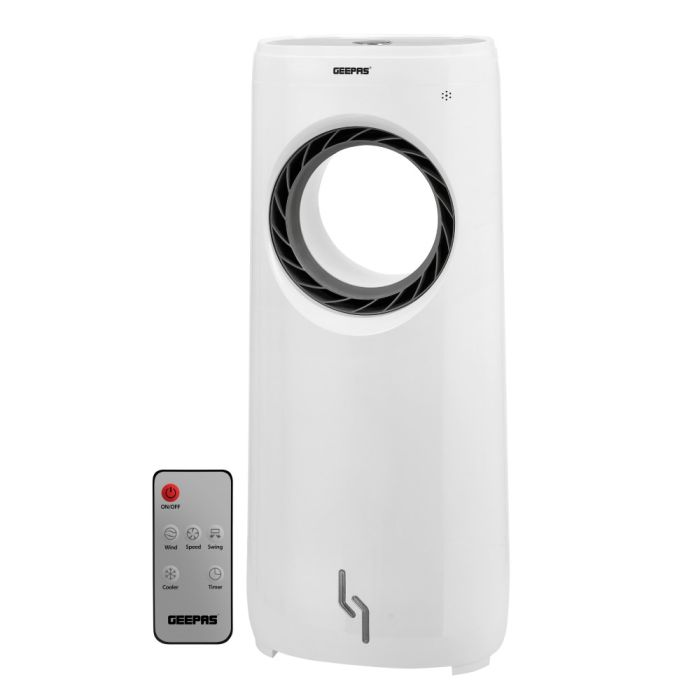 BLADELESS AIR COOLER, DIGITAL DISPLAY,7.5 HOURS, GAC16016,3 FAN MODE, REMOTE CONTROL, SPACE-SAVING PORTABLE FLOOR BLADELESS COOLER FOR BEDROOM, LIVING ROOMS, KITCHEN & OFFICE,2 YEAR'S WARRANTY