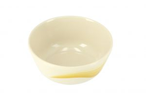 Royalford 45" Melamine Ware Super Rays Round Bowl - Melamine - Beige - RF8048