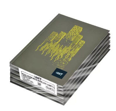 Light Hard Cover Notebook, Pack of 5 Pieces, Single Line, 9x7 Inch,100 Sheets - LINB971806