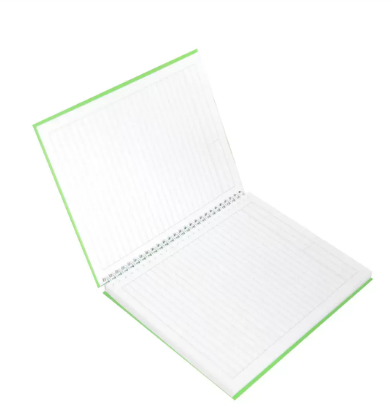 FIS Pack of 5 Spiral Hard Cover Notebook 9X7 Inches (22.86 X 20.32 CM) Single Line,With Border,100 Sheets-Parrot -FSNBS97NA230