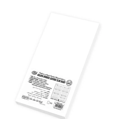 FIS 2023 Golden Slim diary Bonded Leather Arabic English - Grey -FSDI59AEGB23GY