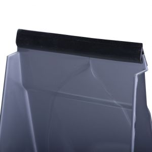 Royalford Dust Pan Long Handle With Construction - Pp Polymer - Grey