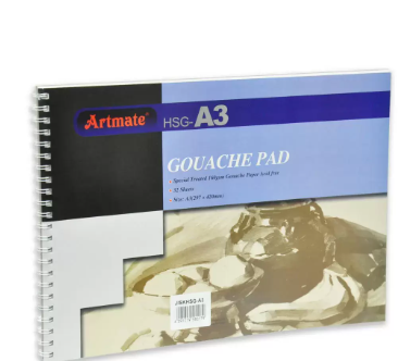 Artmate Gouache Painting Pads A3 Size, 32 Sheets- JISKHSG-A3
