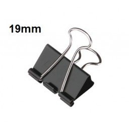 Binder Clips 19mm Small 50 sheets Capacity 12pcs/Pack