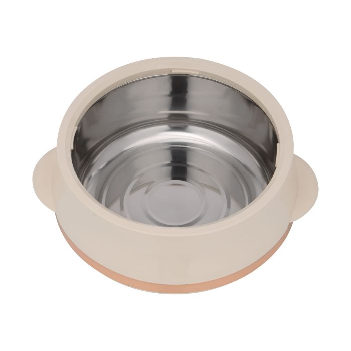 Royalford Elite Gold Insulated Casserole, Firm Twist Lock | Strong Handles | 1600ml Double Wall Insulated Serving Pot, Chapati Storage Box, Roti Serving Pot, Chapati Dabba