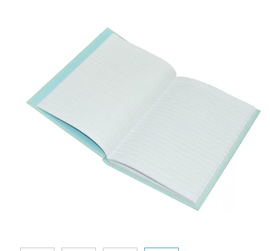 Light Hard Cover Notebook, Pack of 5 Pieces, Single Line, A5 Size, 100 Sheets - LINBA51802
