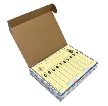 Pack of 18 Pieces Board Divider Yellow