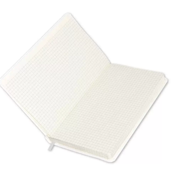 120-Sheets FIS Executive Notebook Italian PU 5mm Square 13x21cm, Maroon - FSNBEX5M1321WH