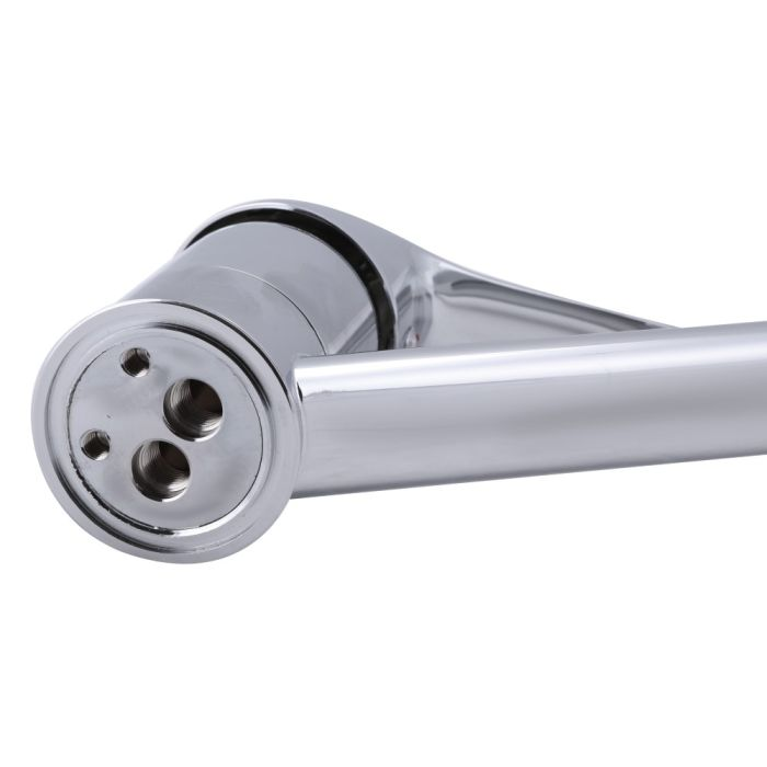 Geepas GSW61090 Cara Single Lever Sink Mixer - High Quality Ceramic Brass Cartridge Single Hole | 0.2MPa To 0.8MPa Water Pressure | Ideal For Wash Basin Bathroom & Lavatory | 5 Years Warranty