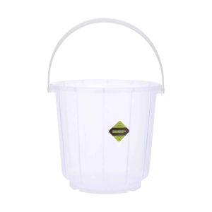 Royalford 22Ltr Bucket With Lid1X24 - Plastic - Transparent - 22 LITER