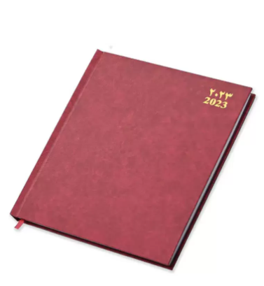 FIS 2023 Executive Diary (Arabic/English/French) Vinyl Hard Cover Black - FSDI89AEF23MR