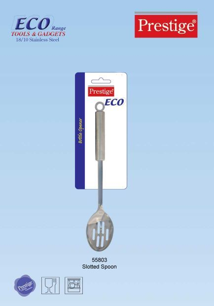 Prestige PR55803 Eco Slotted Spoon - Stainless Steel - Silver