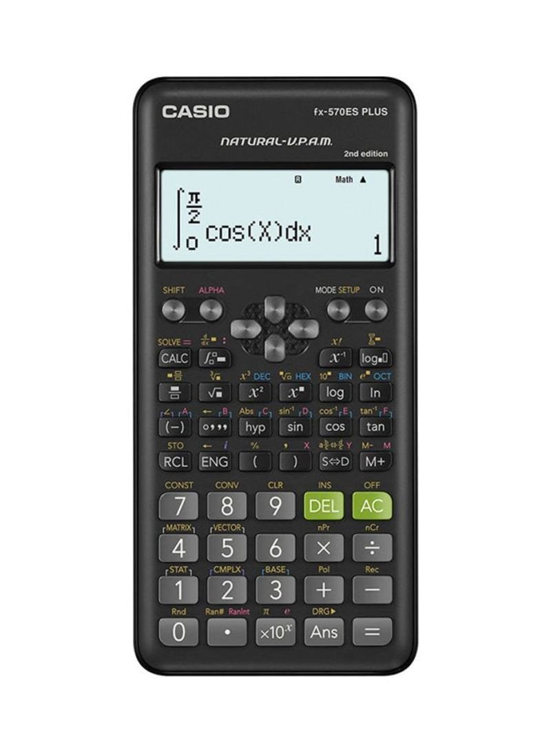 Casio Fx-570Es Plus 2nd Edition Calculator Black