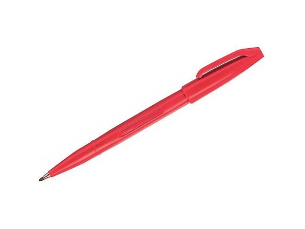 Pentel S520 Sign Pen Fibre Tip 2mm Red