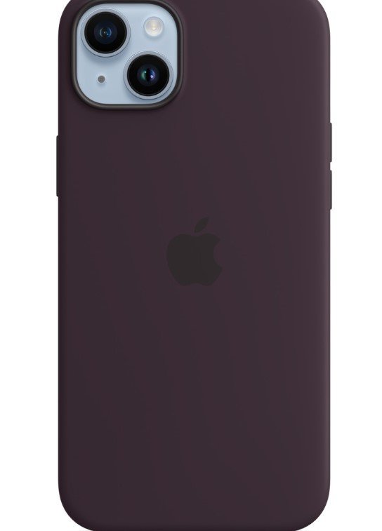 Apple Silicone Case with MagSafe -Elderberry colour