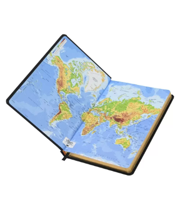 FIS Golden Diary 2024 (Arabic/English) Black, A5 - FSDI23AEG24BK