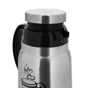 Royalford 400Ml Coffee Pot - Stainless Steel - Silver