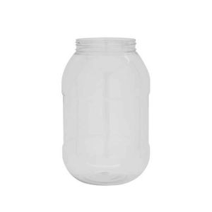 Royalford 5L Round Pet Jar With Cap - Bpa Free, Plastic - Clear - 5 LITER