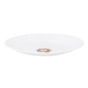 Royalford 75" Opal Ware Spin Dessert Plate - Opalware - White
