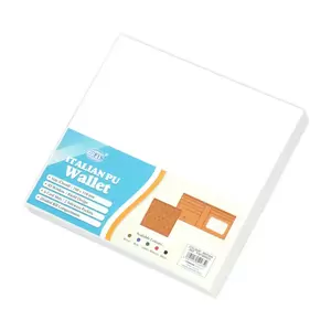 FIS Italian PU Bifold Design Wallets Polyurethane For Men, ID Card Window, 6 Card Slots, 2 Sideways Pockets, Divided Bill Compartments, Brown Colour, Closed Size 100 x 105 mm - FSPQBRD5