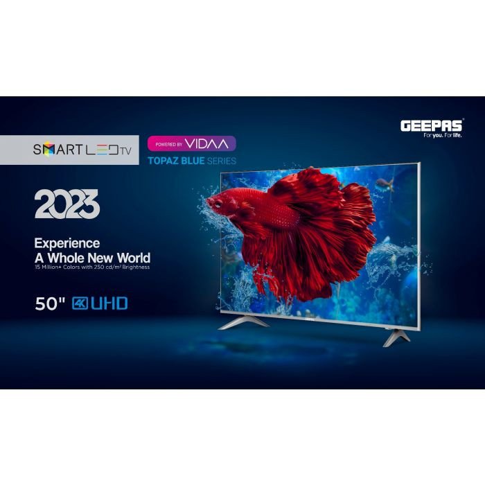 Geepas 50" VIDAA Professional TV- GLED5009SVUHD