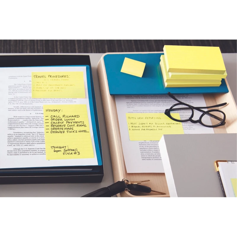 3M Post-It Notes Canary Yellow 659 4inX6in (101mmx152mm)