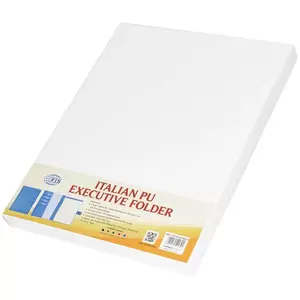 FIS Executive Folder with Writing Pad Italian PU 24x32cm, Blue - FSGT2432PUBLD2