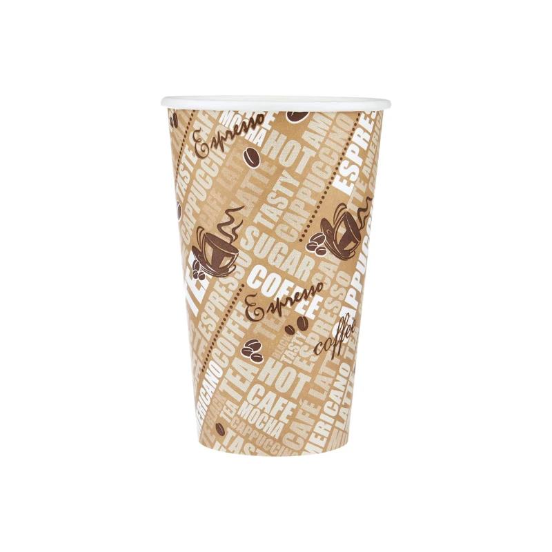 Heavy Duty Printed Single Wall Paper Cups