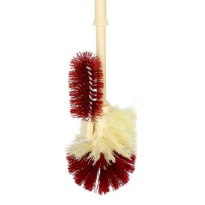 Royalford Toilet Brush With Holder - Plastic - Beige - RF6994