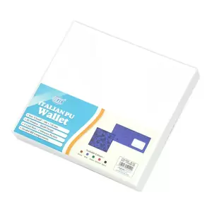 FIS Italian PU Bifold Design Wallets Polyurethane For Men, ID Card Window, 6 Card Slots, 2 Sideways Pockets, Divided Bill Compartments, Blue Colour, Closed Size 100 x 105 mm - FSPQBLD6