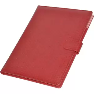 FIS Executive Folder with Writing Pad Italian PU 24x32cm, Maroon - FSGT2432PUMRD3