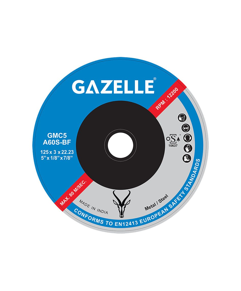GAZELLE GMC4.5 METAL CUTTING DISC 4.5IN – 115 X 3 X 22MM