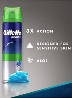 Leaves skin feeling clean and comfortable Gel formula is suitable for sensitive skin Ultra-comfort complex cools to soothe and helps protect skin during the shave