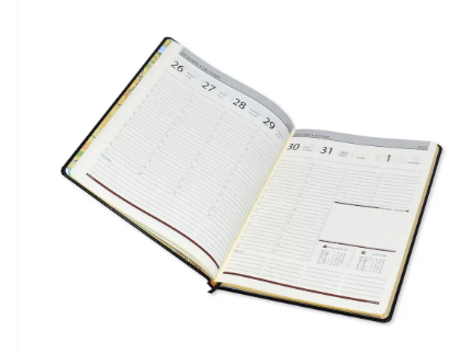 FIS A4 Diary 2023 (English) Black - FSDI45E23BK