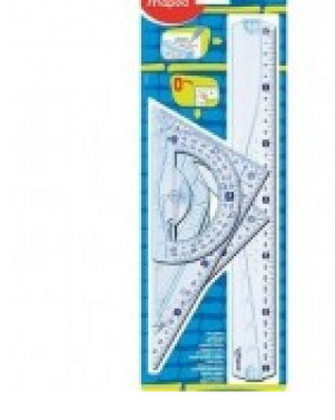 MAPED RULER 30CM GEOMETRIC MAXI 4PCS SET 242767 (BTS)