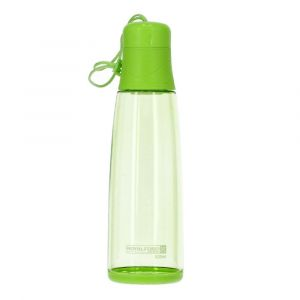 Royalford Water Bottle - Plastic - Green - 520 ML