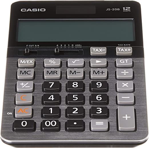 Casio JS-20B Heavy Duty Calculator