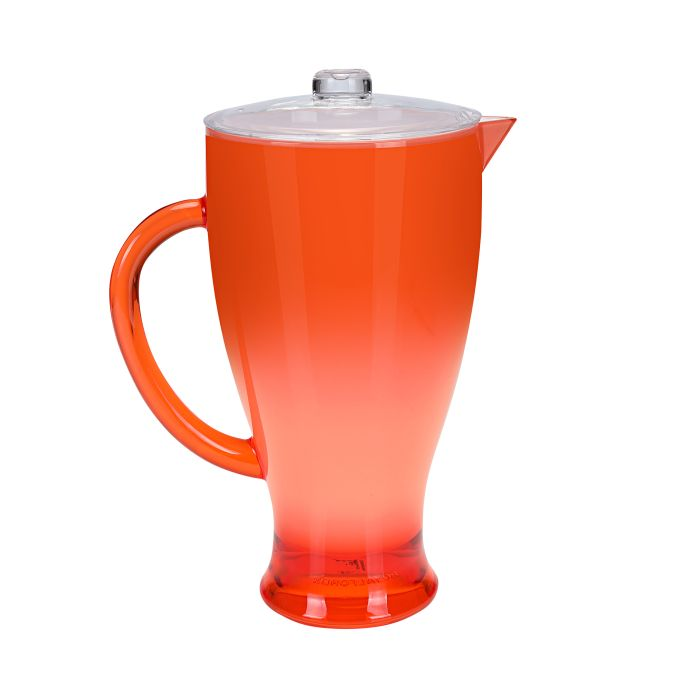 Acrylic Jug, 2L Jug With Leak-Proof Lid & Handle, RF345N | Pour Spout Juice Jug | Water Pitcher For Juice, Cold Tea, Milk | Bottle Pot Container For Restaurants Home