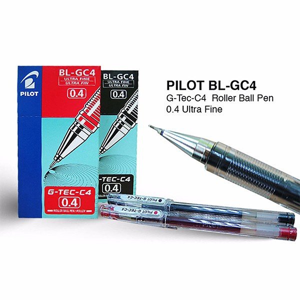 Pilot G-Tec Ultra Fine Line Pen- Pack of 12 Pieces (Blue)