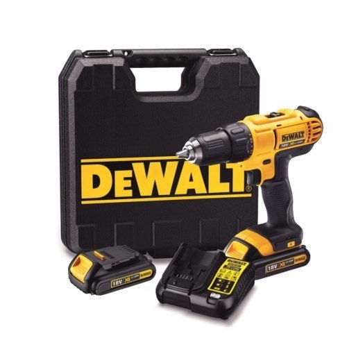 DEWALT DCD771S2-GB 18V XR LI-ION COMPACT DRILL DRIVER, 1.5AH, 13MM, 2 SPEED 220V