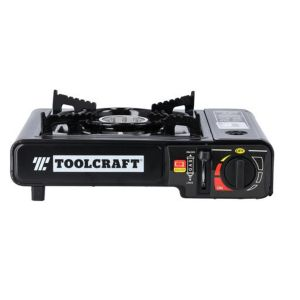 Royalford Portable Gas Stove - Iron - Black