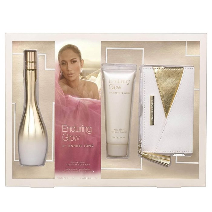 JENNIFER LOPEZ ENDURING GLOW (W) SET EDP 100ML + BL 75ML + POUCH