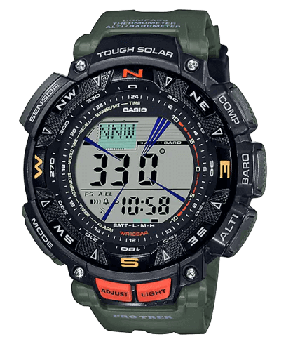 Casio pro trek on sale green