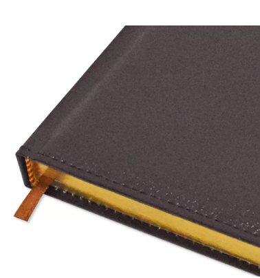 FIS A4 Golden Diary 2024 (English) Chocolate - FSDI44EG24CH