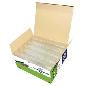 FIS 50 mm Plastic Binding Rings 480 Sheets - FSBD50CL